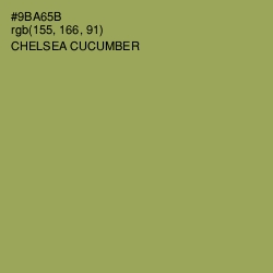 #9BA65B - Chelsea Cucumber Color Image