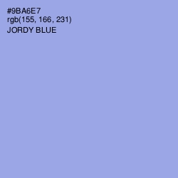 #9BA6E7 - Jordy Blue Color Image