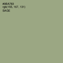 #9BA783 - Sage Color Image