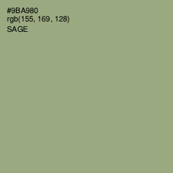 #9BA980 - Sage Color Image