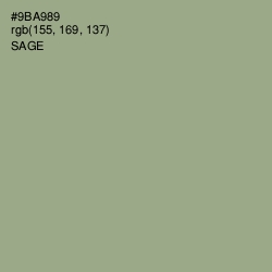 #9BA989 - Sage Color Image