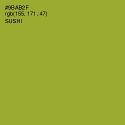 #9BAB2F - Sushi Color Image