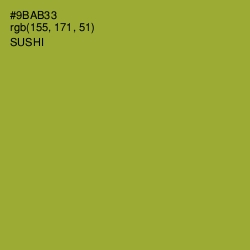 #9BAB33 - Sushi Color Image