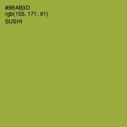 #9BAB3D - Sushi Color Image