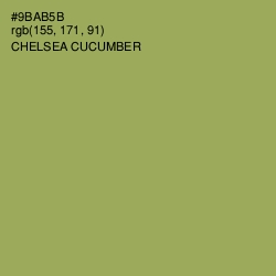 #9BAB5B - Chelsea Cucumber Color Image