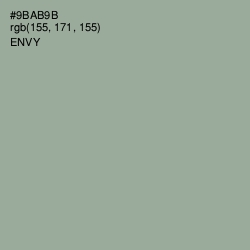 #9BAB9B - Envy Color Image