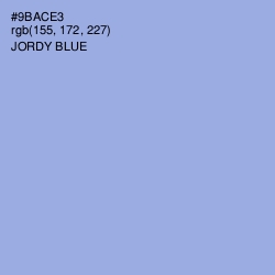 #9BACE3 - Jordy Blue Color Image