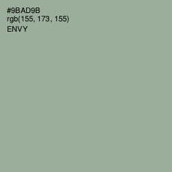 #9BAD9B - Envy Color Image
