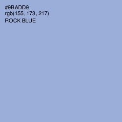 #9BADD9 - Rock Blue Color Image