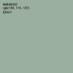 #9BAE9D - Envy Color Image