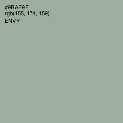 #9BAE9F - Envy Color Image
