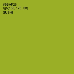 #9BAF26 - Sushi Color Image