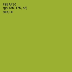 #9BAF30 - Sushi Color Image