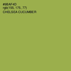 #9BAF4D - Chelsea Cucumber Color Image