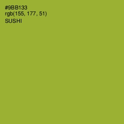 #9BB133 - Sushi Color Image