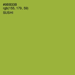 #9BB33B - Sushi Color Image