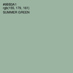 #9BB3A1 - Summer Green Color Image