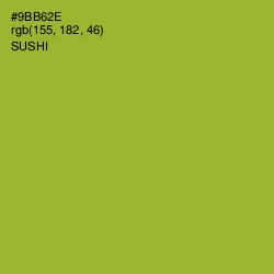 #9BB62E - Sushi Color Image