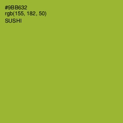 #9BB632 - Sushi Color Image