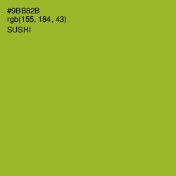 #9BB82B - Sushi Color Image
