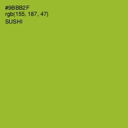 #9BBB2F - Sushi Color Image