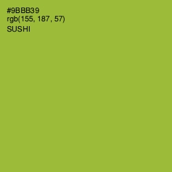 #9BBB39 - Sushi Color Image