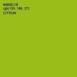 #9BBC1B - Citron Color Image