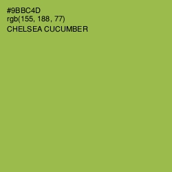 #9BBC4D - Chelsea Cucumber Color Image