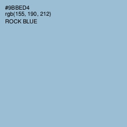 #9BBED4 - Rock Blue Color Image