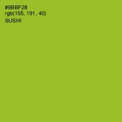 #9BBF28 - Sushi Color Image