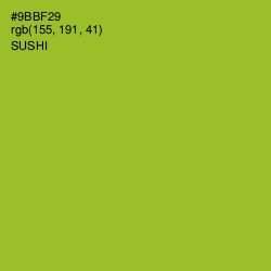 #9BBF29 - Sushi Color Image