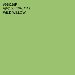 #9BC26F - Wild Willow Color Image