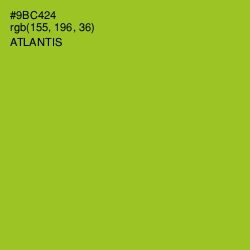 #9BC424 - Atlantis Color Image