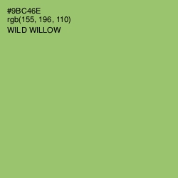 #9BC46E - Wild Willow Color Image