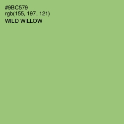 #9BC579 - Wild Willow Color Image