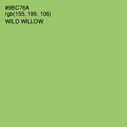 #9BC76A - Wild Willow Color Image