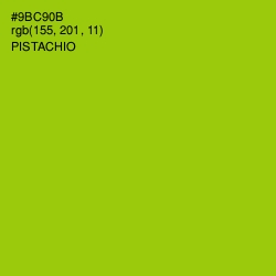 #9BC90B - Pistachio Color Image