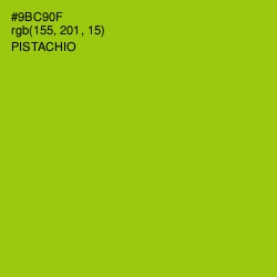 #9BC90F - Pistachio Color Image