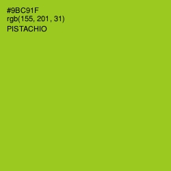 #9BC91F - Pistachio Color Image