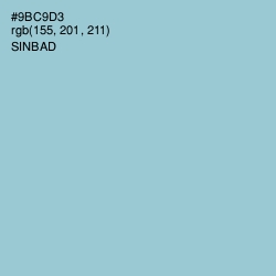 #9BC9D3 - Sinbad Color Image