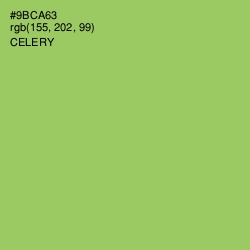 #9BCA63 - Celery Color Image