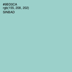 #9BD0CA - Sinbad Color Image