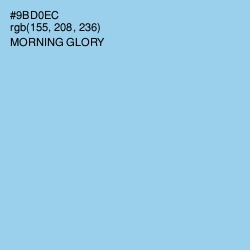 #9BD0EC - Morning Glory Color Image