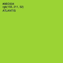 #9BD334 - Atlantis Color Image
