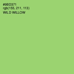 #9BD371 - Wild Willow Color Image
