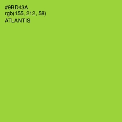 #9BD43A - Atlantis Color Image