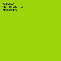 #9BD50A - Pistachio Color Image