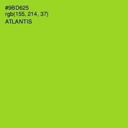 #9BD625 - Atlantis Color Image