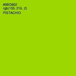 #9BD802 - Pistachio Color Image