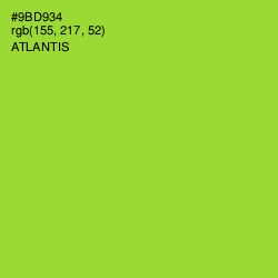 #9BD934 - Atlantis Color Image